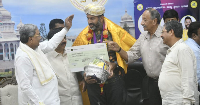 ಕ್ರೀಡಾಪಟುಗಳಿಗೆ ಸರ್ಕಾರೀ ಉದ್ಯೋಗದಲ್ಲಿ ಶೇ.2ರಷ್ಟು ಮೀಸಲಾತಿ : ಸಿಎಂ