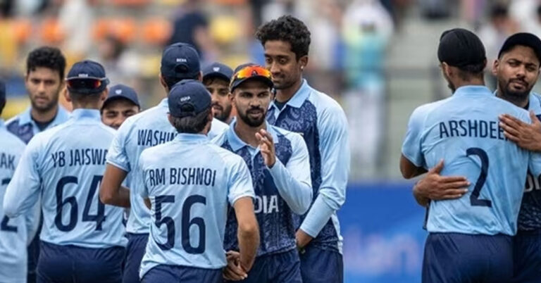 ಏಷ್ಯನ್ ಗೇಮ್ಸ್ನಲ್ಲಿ ಭಾರತ ಕ್ರಿಕೆಟ್ ತಂಡಕ್ಕೆ ಗೆಲುವು ಏಷ್ಯನ್ ಗೇಮ್ಸ್ನಲ್ಲಿ ಭಾರತ ಕ್ರಿಕೆಟ್ ತಂಡಕ್ಕೆ ಗೆಲುವು