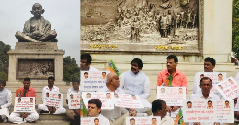 ಮನವೊಲಿಸಿದ ಬಿಎಸ್‌ವೈ, ಧರಣಿ ಕೈಬಿಟ್ಟ ಶಾಸಕ ಮುನಿರತ್ನ