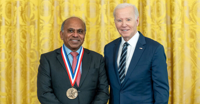 ಭಾರತೀಯ ಮೂಲದ ವಿಜ್ಞಾನಿಗೆ ಅಮೆರಿಕ ರಾಷ್ಟ್ರೀಯ ವಿಜ್ಞಾನ ಪದಕ ಪುರಸ್ಕಾರ