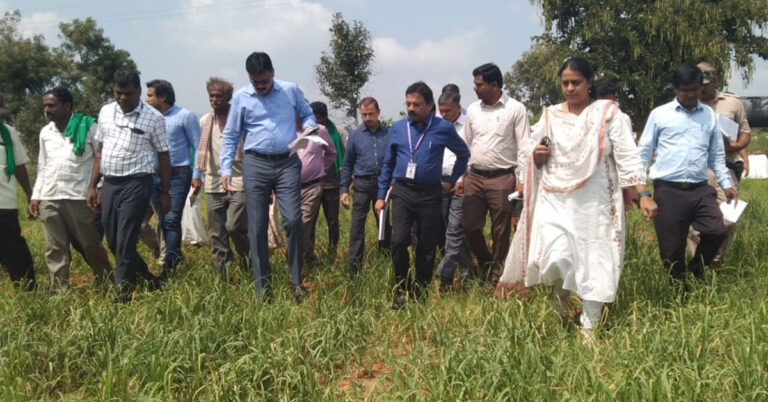 ಬರಪೀಡಿತ ಪ್ರದೇಶಗಳಲ್ಲಿ ಕೇಂದ್ರ ತಂಡಗಳಿಂದ ಪರಿಸ್ಥಿತಿ ಅವಲೋಕನ