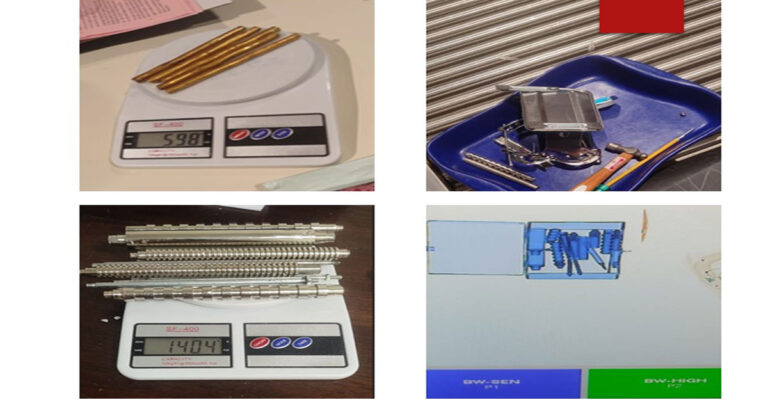 ವಿಮಾನದಲ್ಲಿ ಪಾಸ್ತಾ ಮಷೀನ್‍ನಲ್ಲಿ ಚಿನ್ನ ಸಾಗಾಟ : ಪ್ರಯಾಣಿಕನ ಬಂಧನ