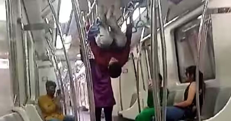 ಮೆಟ್ರೋದಲ್ಲಿ ಸ್ಟಂಟ್ ಮಾಡಿದ ವಿದ್ಯಾರ್ಥಿಗೆ ಬಿತ್ತು ದಂಡ