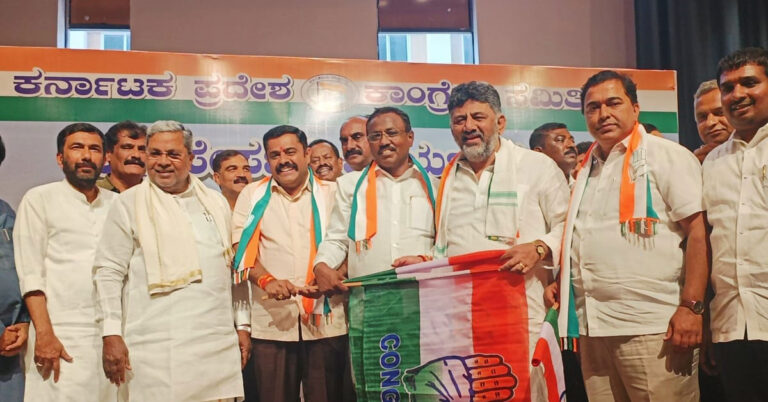 ಕಾಂಗ್ರೆಸ್ ಸೇರ್ಪಡೆಯಾದ ಜೆಡಿಎಸ್‌ನ ಇಬ್ಬರು ಮಾಜಿ ಶಾಸಕರು