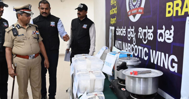 ಸಿಸಿಬಿ ಪೊಲೀಸರ ಕಾರ್ಯಾಚರಣೆ : 10 ಕೋಟಿ ಮೌಲ್ಯದ ಡ್ರಗ್ಸ್ ವಶ