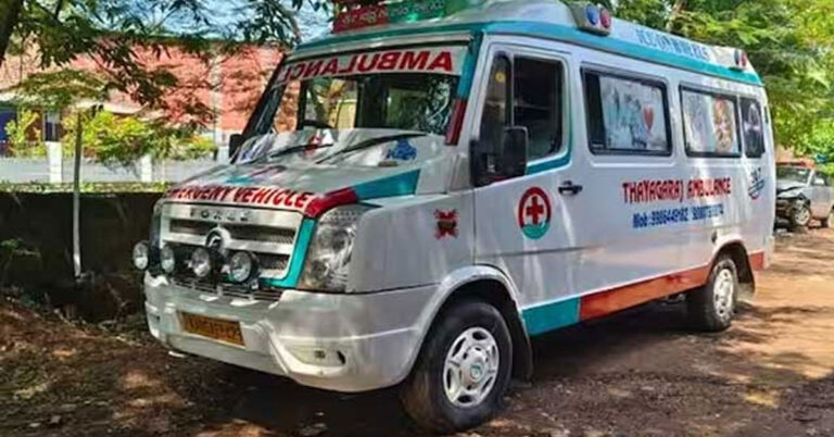 ಆಂಬುಲೆನ್ಸ್ ನಲ್ಲಿ ಜಾಲಿ ರೈಡ್ ಹೊರಟಿದ್ದವರಿಗೆ ದಂಡ