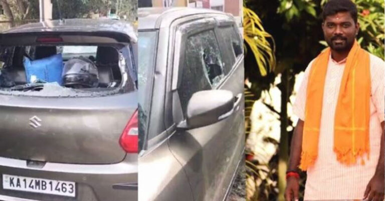 ಭದ್ರಾವತಿ : ಬಿಜೆಪಿ ಮುಖಂಡನ ಮೇಲೆ ದುಷ್ಖರ್ಮಿಗಳ ಹಲ್ಲೆ