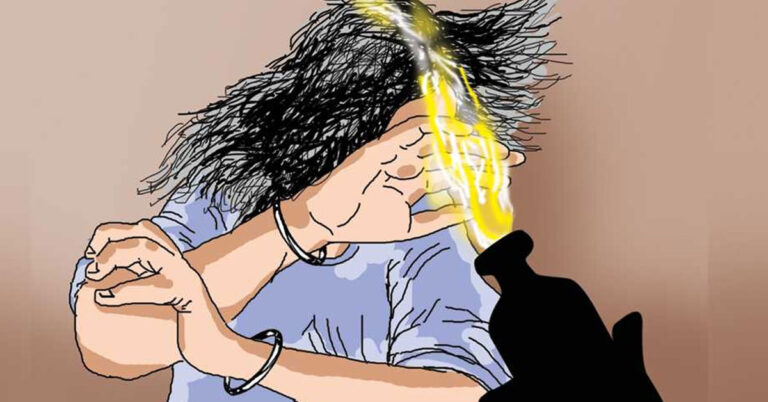 Threatening Acid Attack on Woman