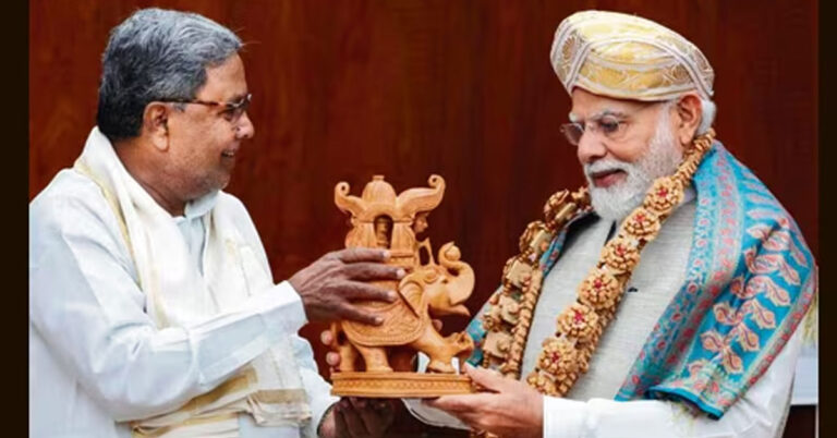 ನಾಳೆ ಪಿಎಂ ಮೋದಿ – ಸಿಎಂ ಸಿದ್ದು ಭೇಟಿ