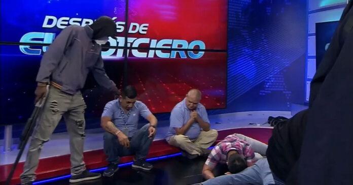 Ecuador TV studio