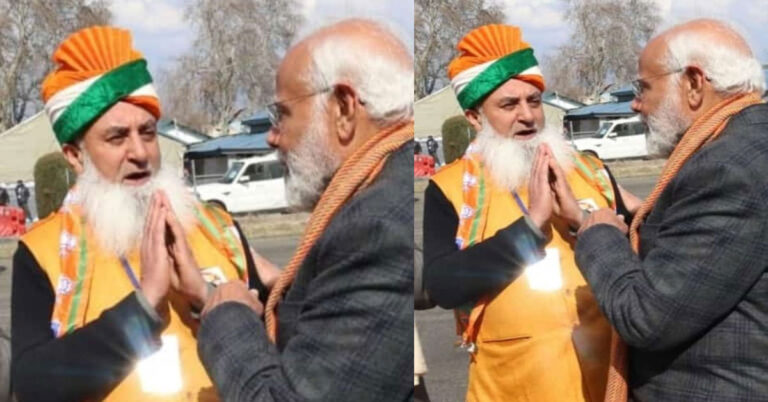 ಭಯೋತ್ಪಾದಕ ಚಟುವಟಿಕೆ ತ್ಯಜಿಸಿ ಮೋದಿ ಭೇಟಿಯಾದ ಅಶ್ರಫ್ ಆಜಾದ್