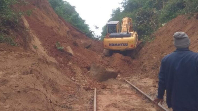 Hill collapses again on track, Bengaluru-Mangalore train traffic disrupted