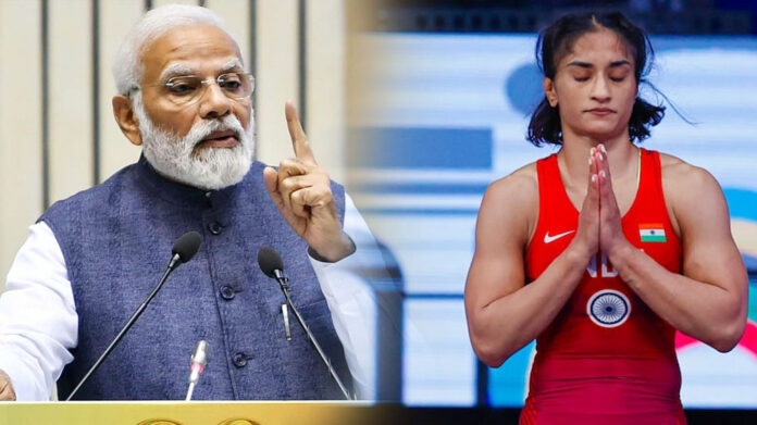 Vinesh, you are a champion among champions: PM Modi