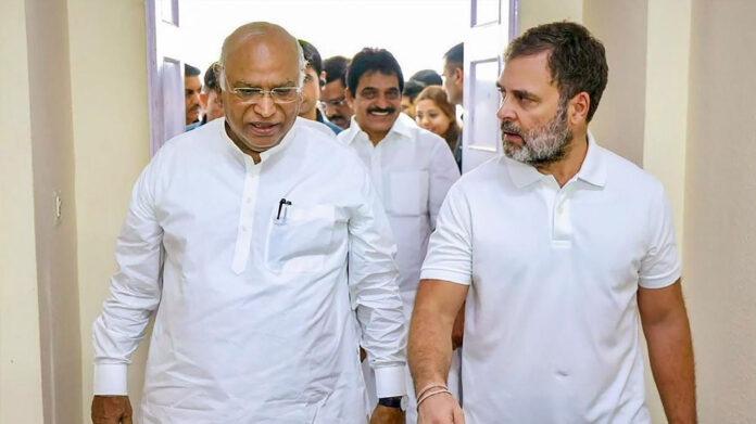 Rahul Gandhi, Kharge