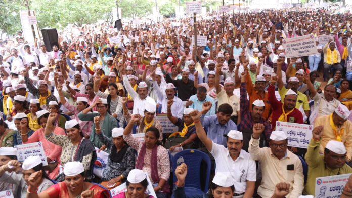 Protest of primary school teachers