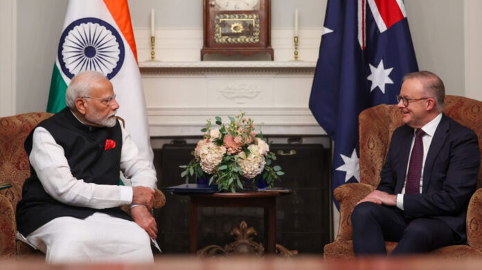 PM Modi holds bilateral meeting with Australian PM