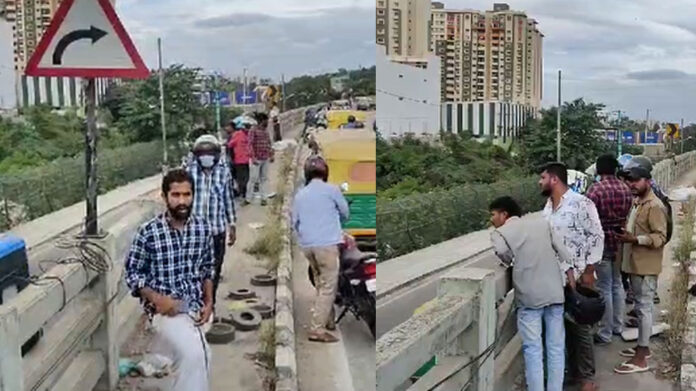 Sumanahalli flyover has become a hot spot