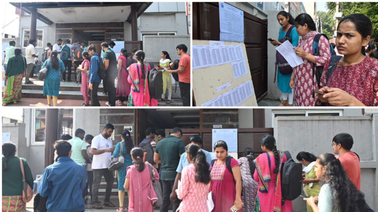 ಗ್ರಾಮ ಆಡಳಿತಾಧಿಕಾರಿ ನೇಮಕಾತಿ ಪರೀಕ್ಷೆ : 1 ಸಾವಿರ ಹುದ್ದೆಗಳಿಗೆ 4.8 ಲಕ್ಷ ಅಭ್ಯರ್ಥಿಗಳ ಪೈಪೋಟಿ ಗ್ರಾಮ ಆಡಳಿತಾಧಿಕಾರಿ ನೇಮಕಾತಿ ಪರೀಕ್ಷೆ : 1 ಸಾವಿರ ಹುದ್ದೆಗಳಿಗೆ 4.8 ಲಕ್ಷ ಅಭ್ಯರ್ಥಿಗಳ ಪೈಪೋಟಿ