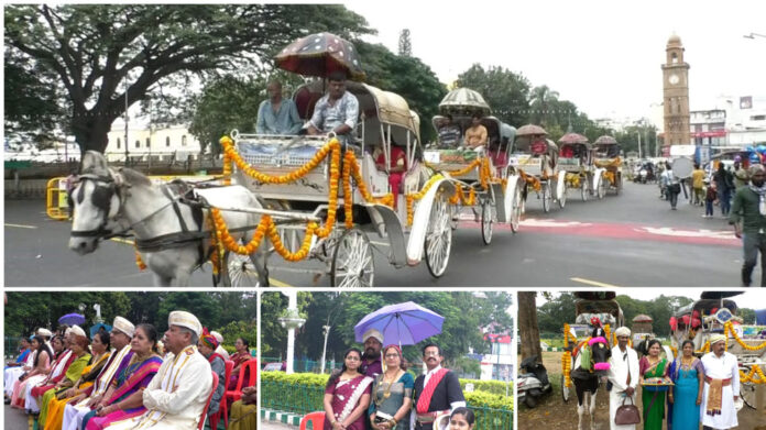 Couple Tanga ride in Mysuru Dasara