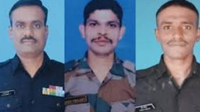 Three soldiers martyred