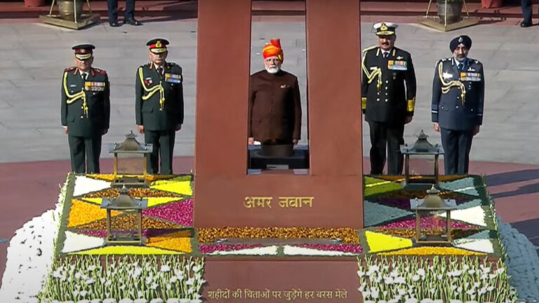 PM Modi pays tribute to martyrs