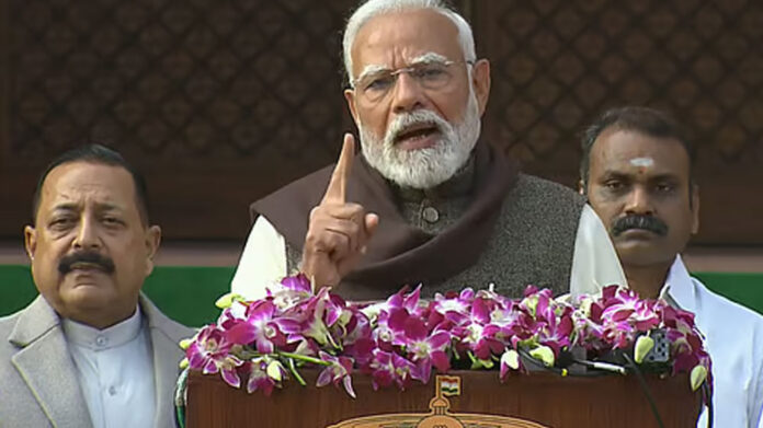 PM Modi slams opposition in his address ahead of Budget session