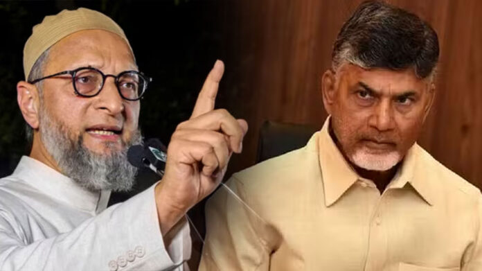 Chandrababu Naidu - Asaduddin Owaisi