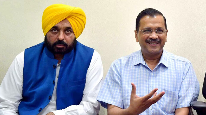 Kejriwal And Bhagwant mann