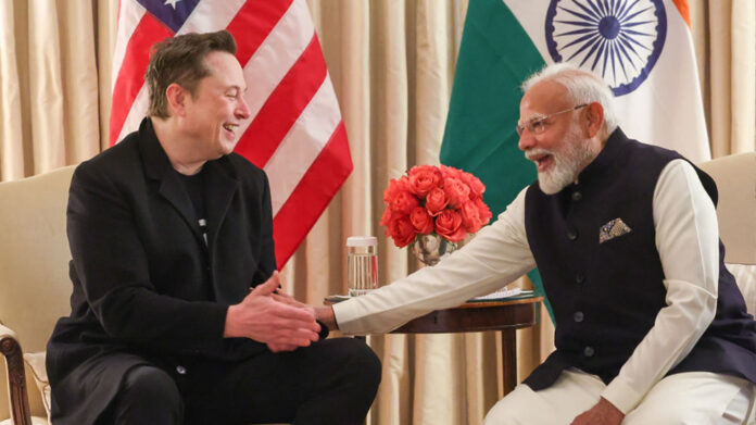 Modi Meet Elon Musk