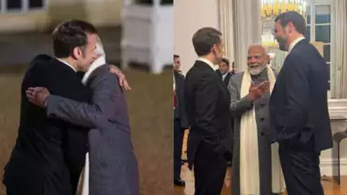 PM Modi Meets Macron, JD Vance At Paris Dinner Ahead Of AI Summit