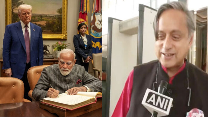 Shashi Tharoor lauds Modi's US visit, 'Hope PM raised deportation in shackles issue’