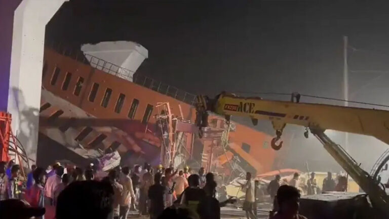 Accident at bullet train