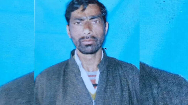 Social activist Ghulam Rasool