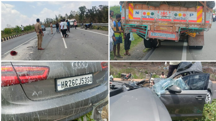 Horrific accident near Byadgi in Haveri district: 6 dead