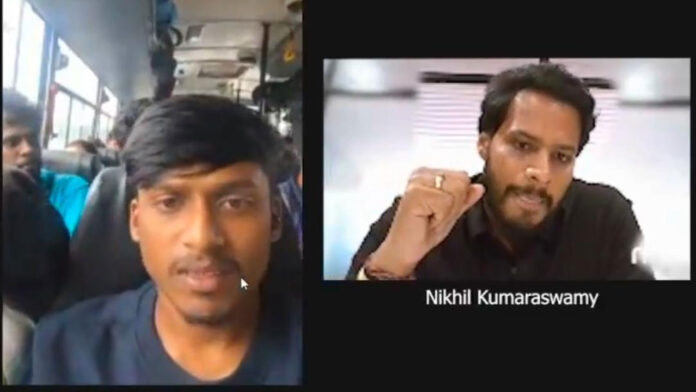 Nikhil Kumaraswamy helps bring 13 students safely from Kashmir