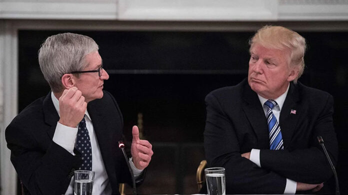 Trump And Tim Cook Apple