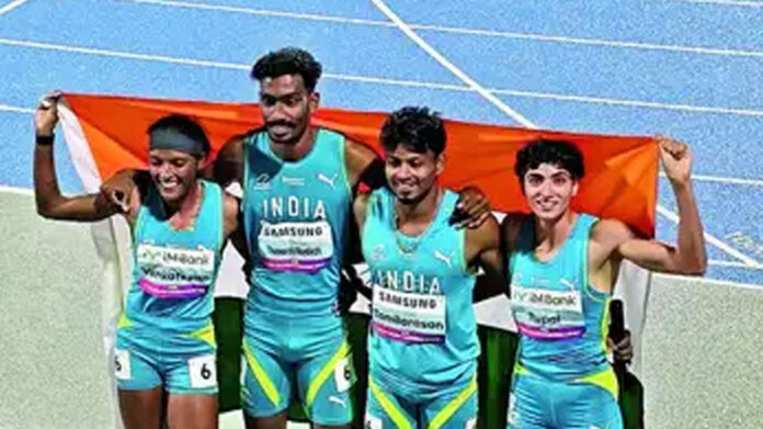 men's relay team e