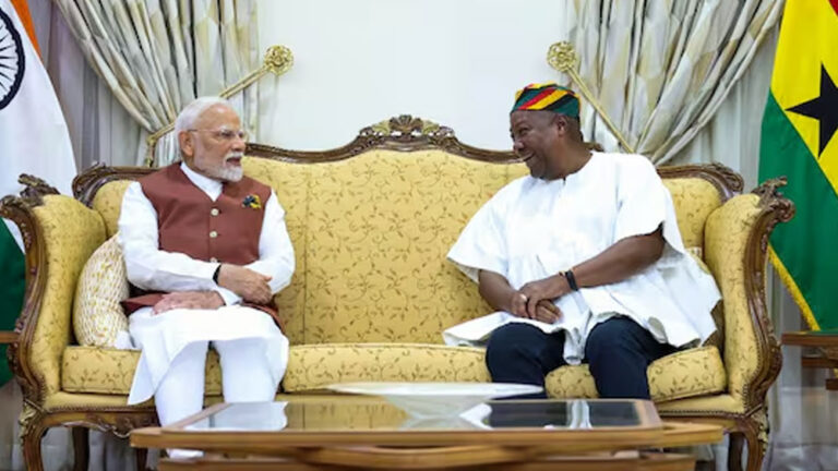 ಘಾನಾ ಅಭಿವೃದ್ಧಿಯಲ್ಲಿ ಭಾರತ ಸಹ ಪ್ರಯಾಣಿಕ : ಪ್ರಧಾನಿ ಮೋದಿ