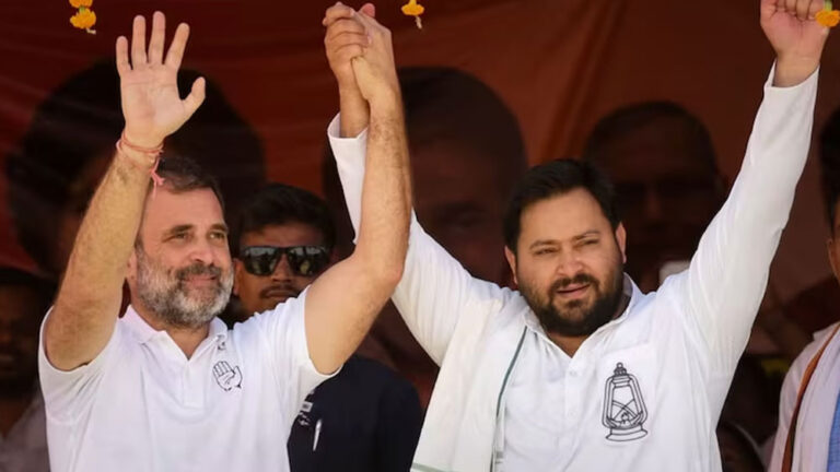 ಬಿಹಾರ ಚುನಾವಣೆ ; ತೇಜಸ್ವಿ ಮನೆಯಲ್ಲಿ ಇಂಡಿ ನಾಯಕರ ಸಭೆ