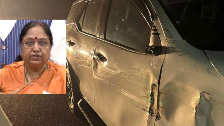 ಕಾರು ಅಪಘಾತ : ಪ್ರಾಣಾಪಾಯದಿಂದ ಪಾರಾದ ಉತ್ತರ ಪ್ರದೇಶದ ಸಚಿವೆ ಬೇಬಿ ರಾಣಿ ಮೌರ್ಯ