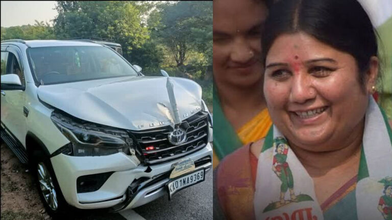 ದೇವದುರ್ಗ ಶಾಸಕಿ ಕರೆಮ್ಮ ನಾಯಕ್‌ ಕಾರು ಅಪಘಾತ