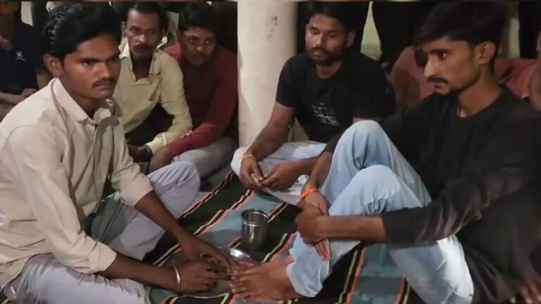 ಮಧ್ಯಪ್ರದೇಶ : ಬ್ರಾಹಣನ ಪಾದ ತೊಳೆದು ನೀರು ಕುಡಿದ ಒಬಿಸಿ ಯುವಕ