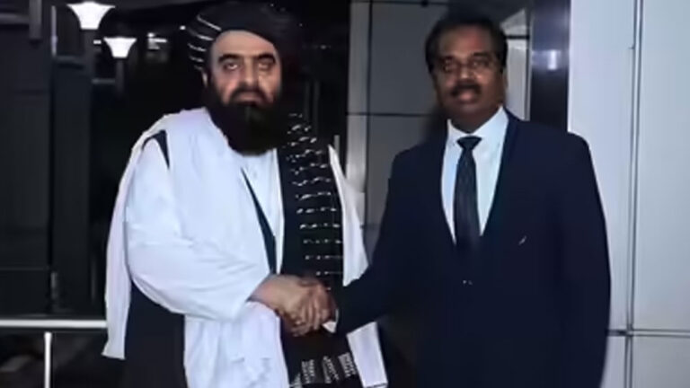 ಇದೆ ಮೊದಲ ಬಾರಿಗೆ ಭಾರತಕ್ಕೆ ಬಂದ ತಾಲಿಬಾನ್‌ ಸರ್ಕಾರದ ವಿದೇಶಾಂಗ ಸಚಿವ