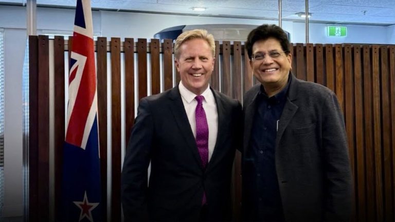 ನ್ಯೂಜಿಲ್ಯಾಂಡ್‌ನಲ್ಲಿ ವಾಣಿಜ್ಯ ಮತ್ತು ಕೈಗಾರಿಕಾ ಸಚಿವ ಪಿಯೂಷ್‌ ಗೋಯಲ್‌