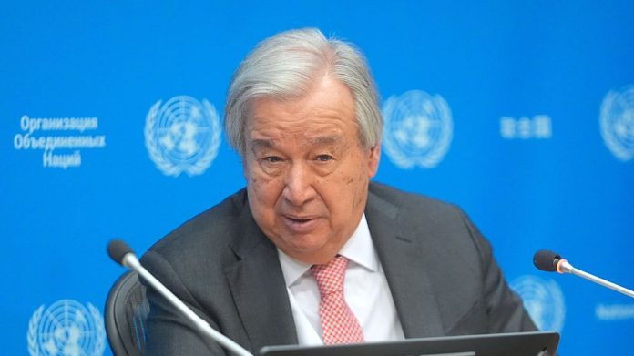 UN chief Antonio Guterres