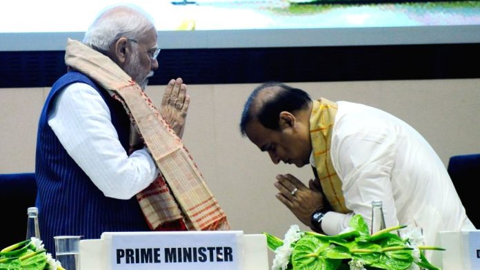 Himanta Biswa Sharma And PM Modi
