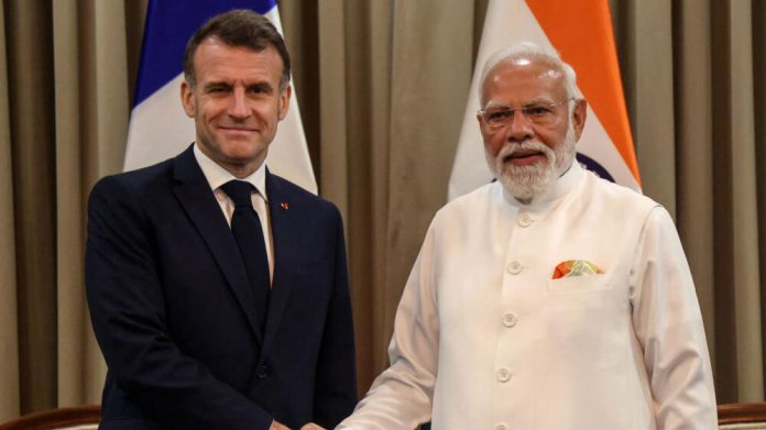 modi and emmanuel macron