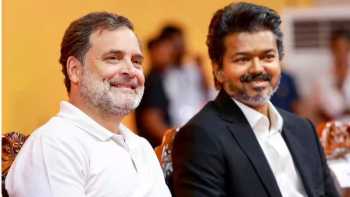 TVK Vijay And Rahul Gandhi