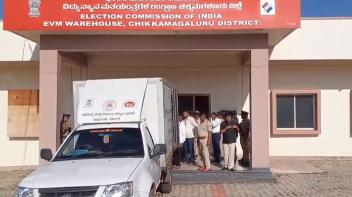 Recount of postal votes in Sringeri assembly constituency