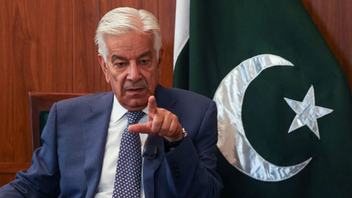 Pakistan Defence Minister Khawaja Asif